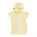 Kids Cover Up Manufacturer - Hooded Zipper Terry Cloth