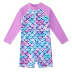 Girls Swimsuit Factory - Mermaid Long Sleeve