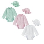 Kids Bikini Factory - Geometric Pattern Ruffle