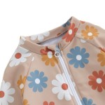 Girls Swimsuit Supplier - Long Sleeve Floral Print