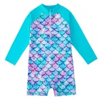 Girls Swimsuit Factory - Mermaid Long Sleeve