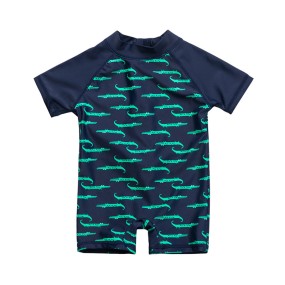 Boys Swimsuit Manufacturer - Animal Print Breathable