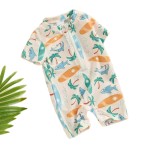 Boys Swimwear Supplier - Shark Print Short Sleeve