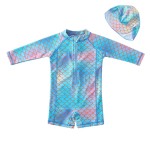 Girls Swimsuit Factory - Mermaid Style Long Sleeve