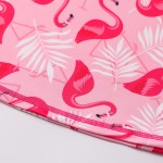 Little Girls Swimsuit Supplier - 2 Pcs Set Flower Print