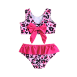 Girls Bikini Manufacturer - UPF50+ Leopard Ruffle