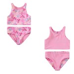 Children Bikini Manufacturer - Suspender Lattice Print