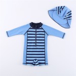 Baby Swimsuit Manufacturer - Front Zipper Long Sleeve