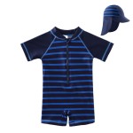 Baby Swimwear Supplier - One Piece With Hat Zipper