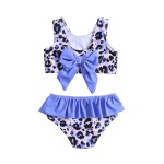 Girls Bikini Manufacturer - UPF50+ Leopard Ruffle