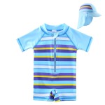 Baby Swimwear Supplier - One Piece With Hat Zipper