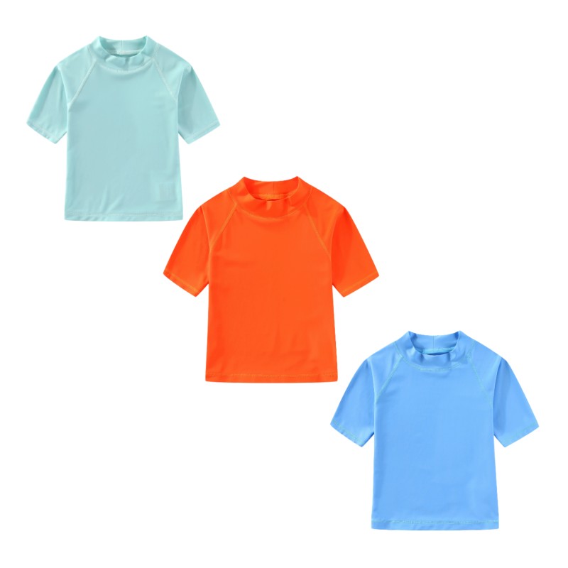 Kids Swim Top Factory - UPF50+ Quick Dry Short Sleeve