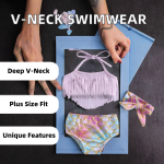 Girls Swimsuit Factory - V Neck Backless Tassel
