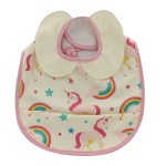 Baby Bibs Supplier - Soft Waterproof PU Eating Pocket