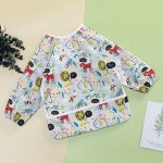 Baby Bibs Supplier - Waterproof Cute Polyester Long Sleeved
