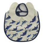 Baby Bibs Supplier - Soft Waterproof PU Eating Pocket