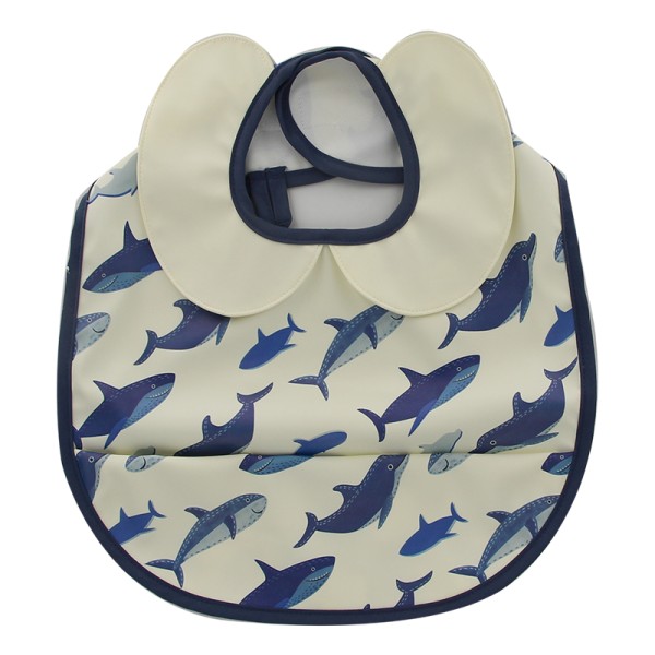 Baby Bibs Supplier - Soft Waterproof PU Eating Pocket