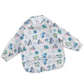 Infant Burp Cloths Factory - Long Sleeve Waterproof Smock
