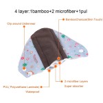 Sanitary Pads Supplier - 4PCS Women Cloth Reusable Heavy