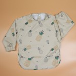 Baby Apron Bib Supplier - PU Waterproof Long Sleeved Art