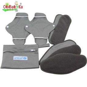 Menstrual Pads Manufacturer - Hot Sale 8 Pcs Bamboo Charcoal