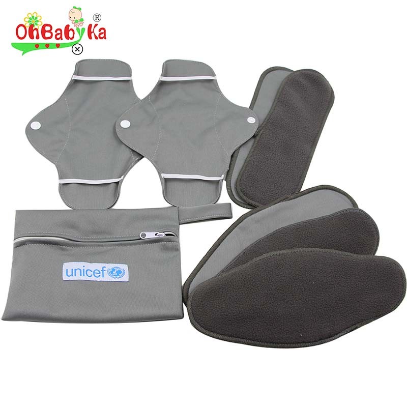 Menstrual Pads Manufacturer - Hot Sale 8 Pcs Bamboo Charcoal