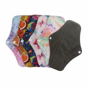 Menstrual Pads Supplier - Reusable Bamboo Charcoal Washable