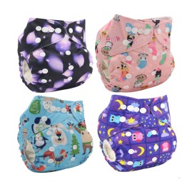 Cloth Diaper Manufacturer - Microfleece Printed with Insert