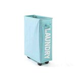 Laundry Basket Supplier - Two Pockets Aluminum Divided