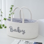 Diaper Caddy Manufacturer - Cotton Rope Tote Bag Organizer