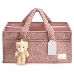 Portable Organizer Manufacturer - Fleece Teddy Travel Tote
