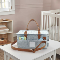 Diaper Organizer Factory - Felt Roll Lid Travel Storage