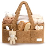 Baby Organizer Manufacturer - Teddy Velvet Storage Basket