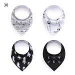 Organic Bibs Manufacturer - Snap Button Closure Printed