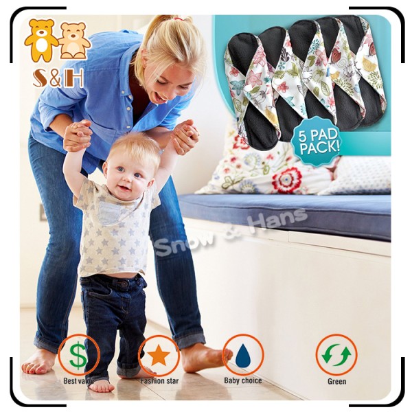 Menstrual Pads Manufacturer - Reusable Bamboo Charcoal