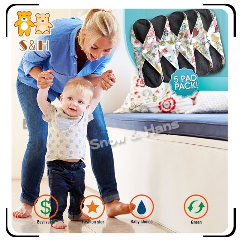 Menstrual Pads Manufacturer - Reusable Bamboo Charcoal