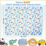 Plush Blanket Factory - Unisex Sherpa Back Mink