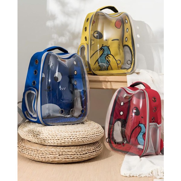 Pet Backpack Supplier - Transparent Space Capsule Breathable