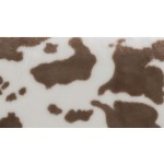 Pet Blanket Supplier - Cow Pattern Brown Short Plush