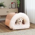 Pet Bed Manufacturer - Solid Corduroy Animal Print Design
