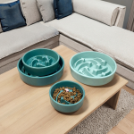 Pet Feeder Supplier - Slowing Eat Large Caliber Ceramic