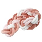 Baby Pillow Cushion Supplier - Plush Velvet Knotted Braided
