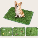 Pet Toilet Mat Supplier - Eco-Friendly Grass Soft Embroidered