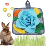 Sniffing Mat Factory - Rose Shape Rabbit Foraging Toy