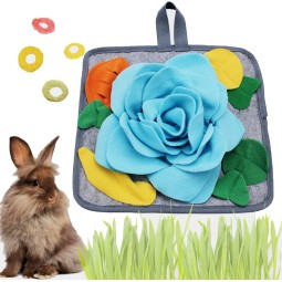 Sniffing Mat Factory - Rose Shape Rabbit Foraging Toy