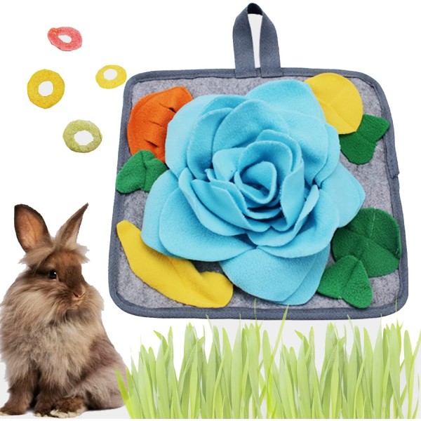 Sniffing Mat Factory - Rose Shape Rabbit Foraging Toy