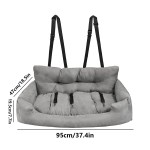 Dog Car Seat Manufacturer - Luxury Comfy Velvet Fabric Single