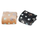 Dog Blanket Manufacturer - Double Layer Waterproof Paw Print