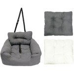 Dog Car Seat Manufacturer - Luxury Comfy Velvet Fabric Single