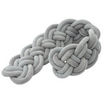 Baby Pillow Cushion Supplier - Plush Velvet Knotted Braided